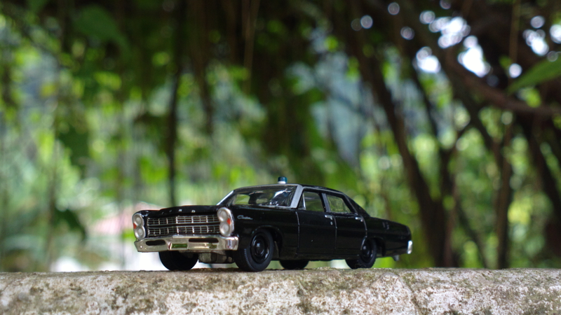 Illustration for article titled GL Black Bandit - 1967 Ford Custom Police Car